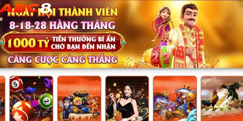 Khuyến mãi ABC8 nạp đầu ngày vàng hàng nghìn tỷ đồng